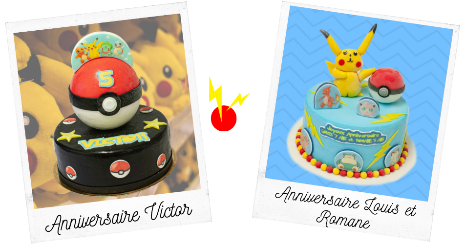 Gâteau anniversaire Pokémon